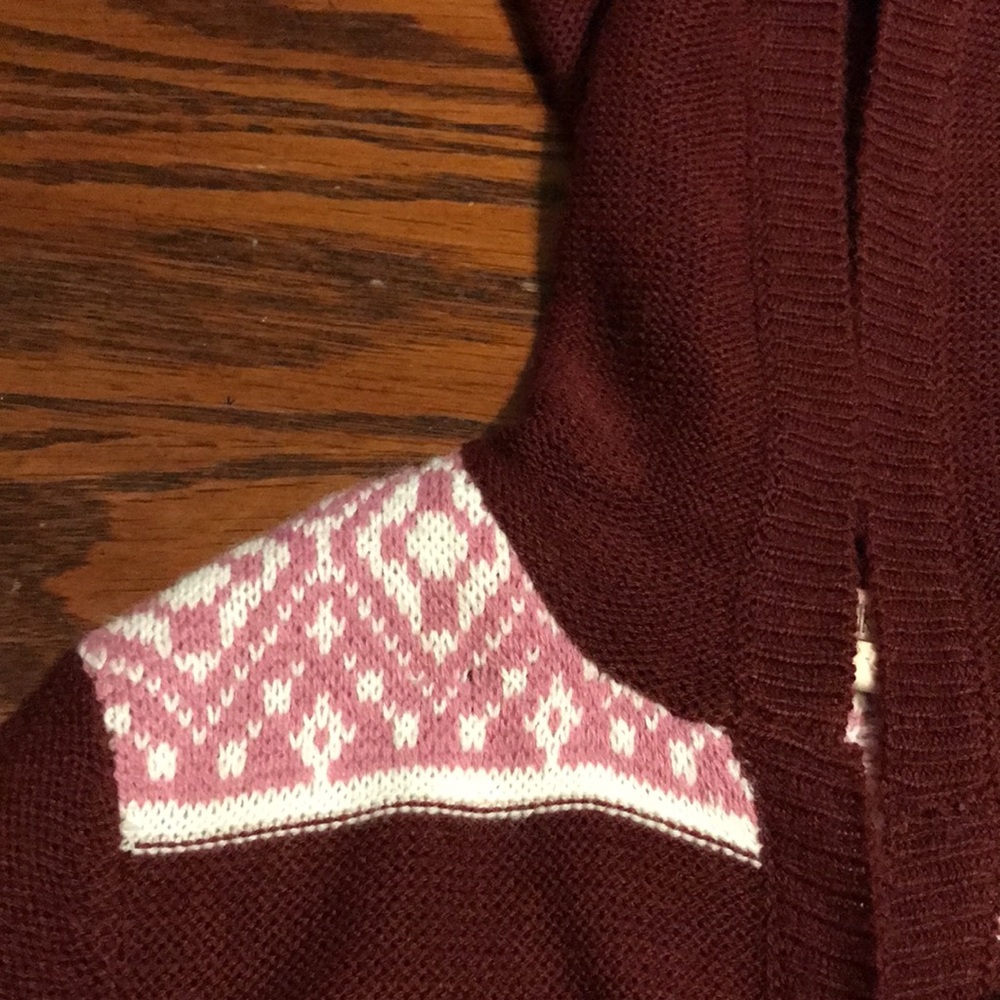 Girl’s Hooded Pink Republic Sweater Size 10/12 - Picture 9 of 16